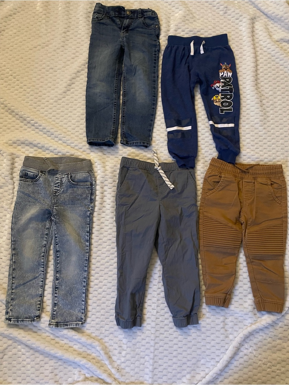 variety of boys pants 4T and one pair 3T